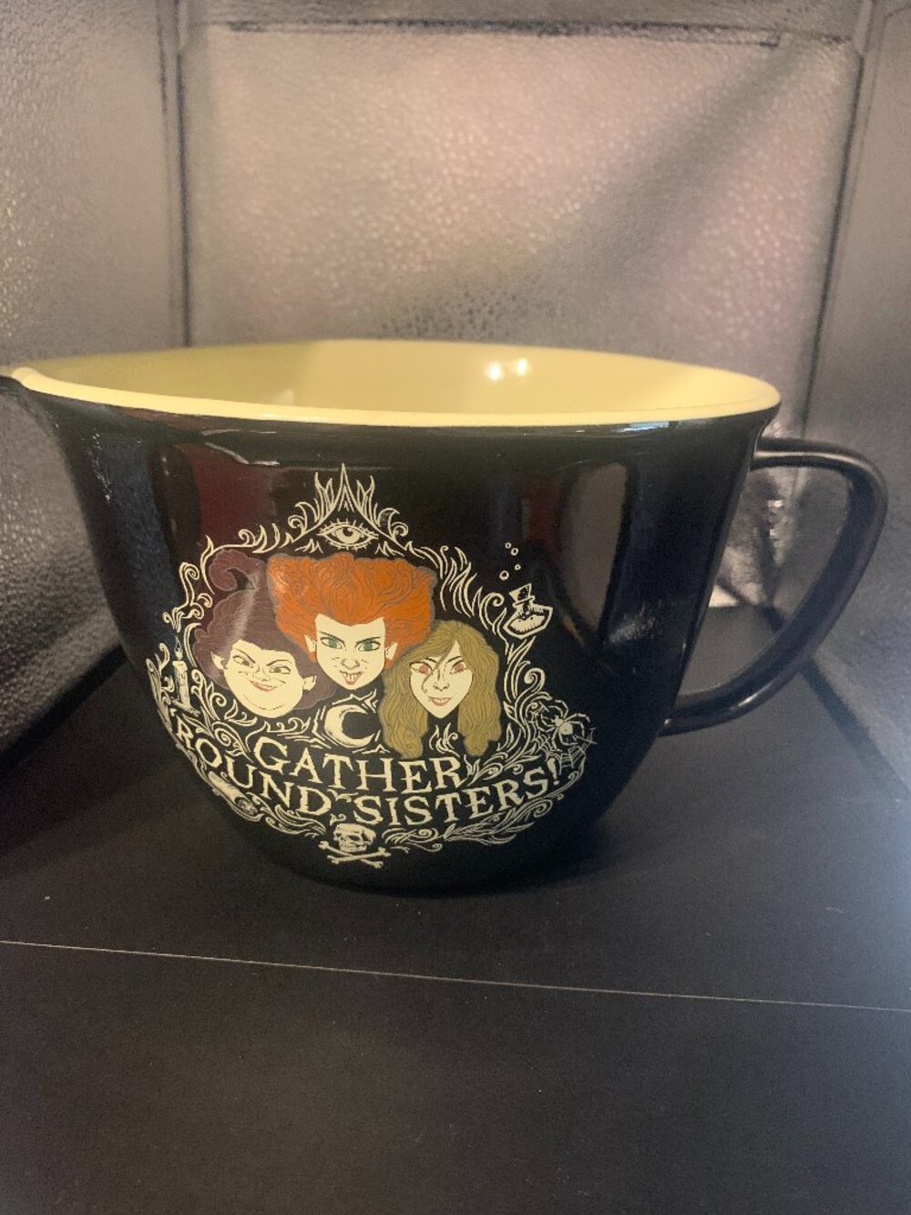 Disney Hocus Pocus Gather Round Sisters Ceramic Batter Bowl SELLING AS IS